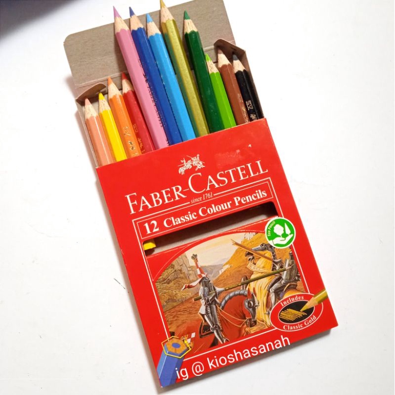 

Pensil Warna Faber Castell 12 Pendek A.N 115851