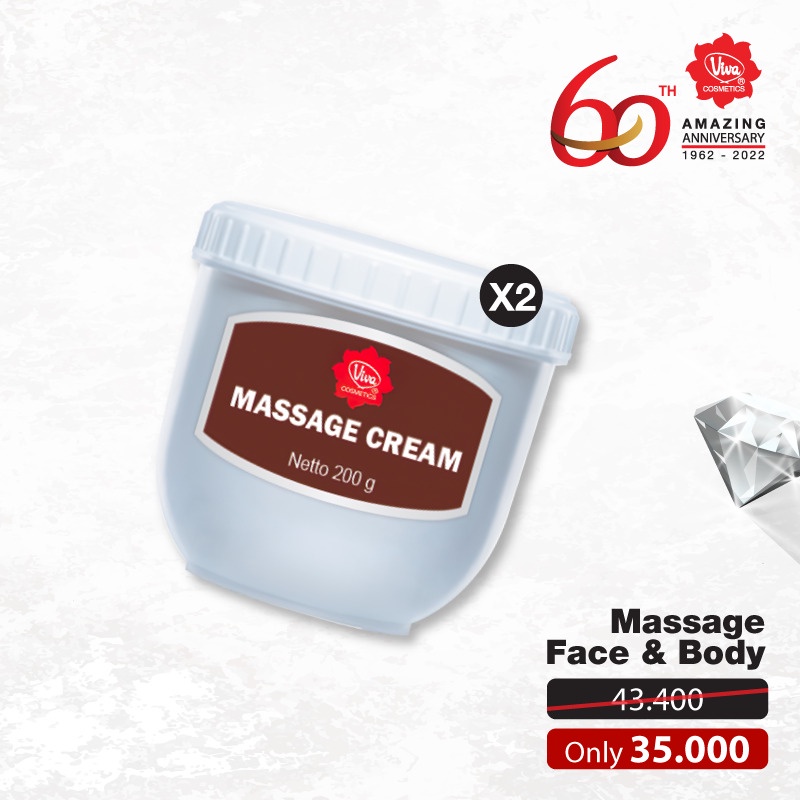 Paket 2 Massage Cream 200 Gram