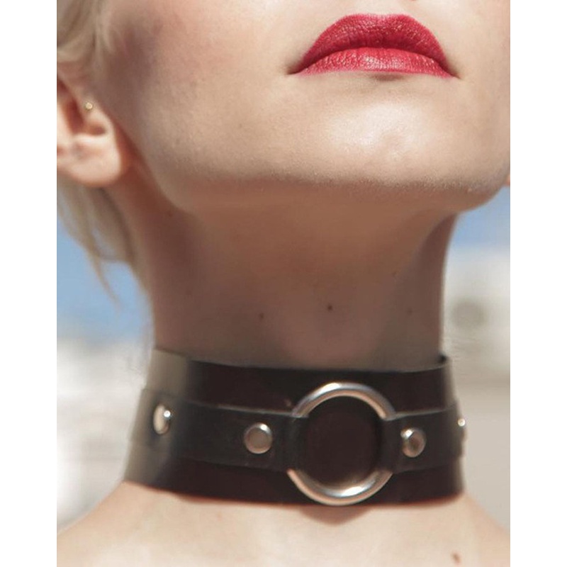 [CF009] Kalung Choker gothic metal o ring