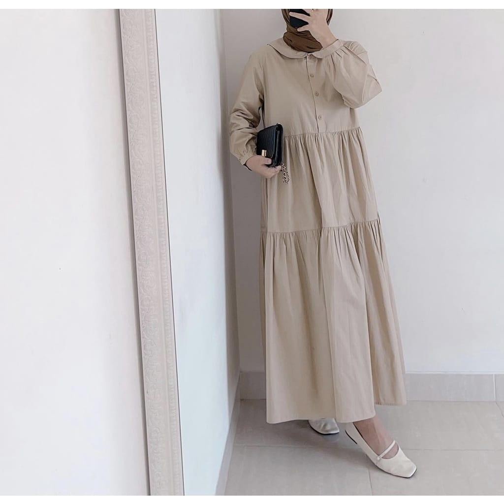 Luna Midi/Pakaian Wanita/Dress/Style Korean/TERMURAH