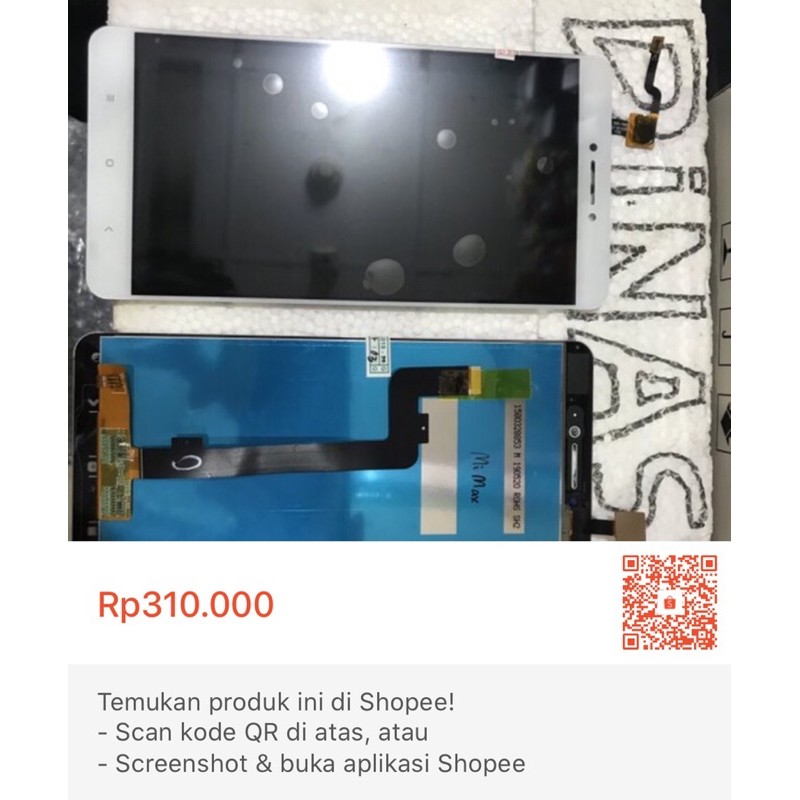 LCD xiaomi mi max 2 ori oem