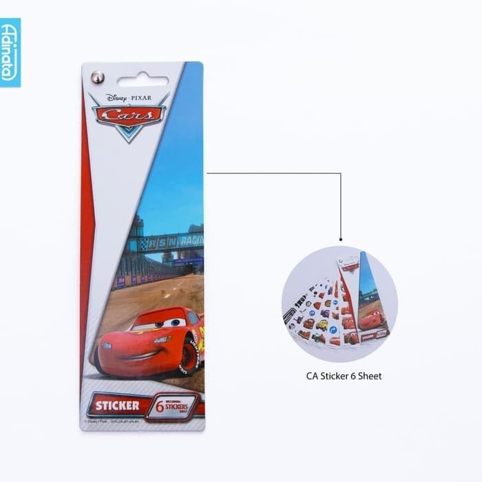 Cars Sticker 6 Sheet - Adinata Sticker Cars