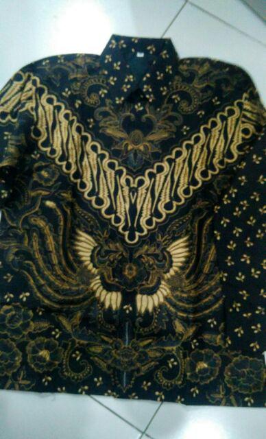 Merak Rojo Maroon Kemeja Batik Pria Full Furing Reguler Fit