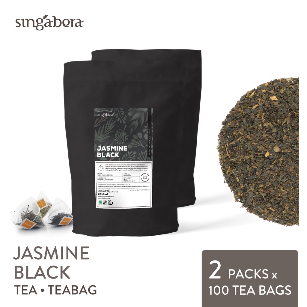 

Singabera Jasmine Black - Black tea (2 pouch @ 100 teabags)