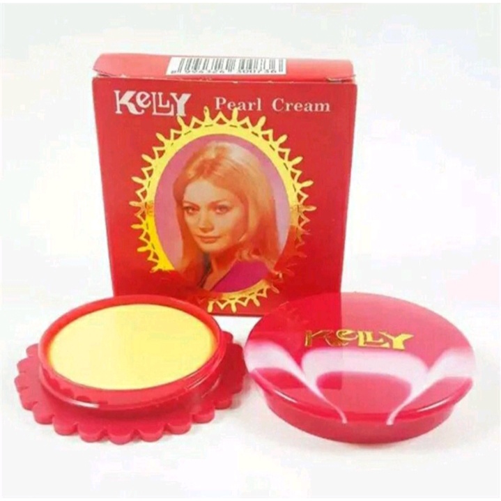 Kelly Pearl Cream Pencerah Wajah Alas Bedak Kelly