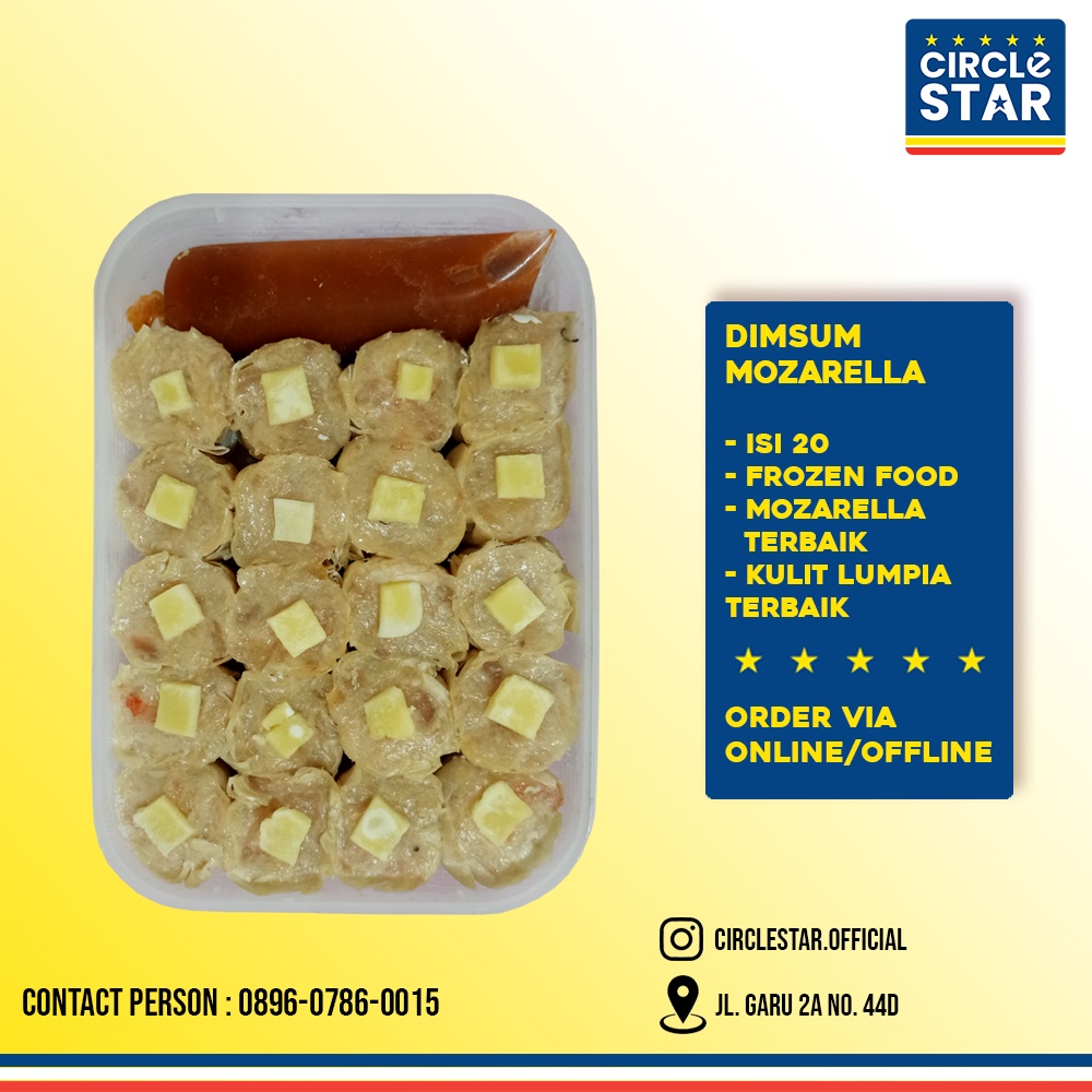 

FROZEN FOOD DIMSUM MOZARELLA_20PCS/PAX