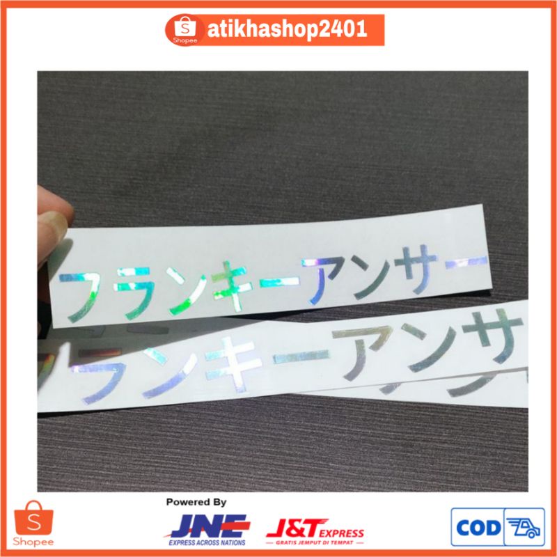 

MURAH STICKER KANJI JEPANG SETIKER CUTTING