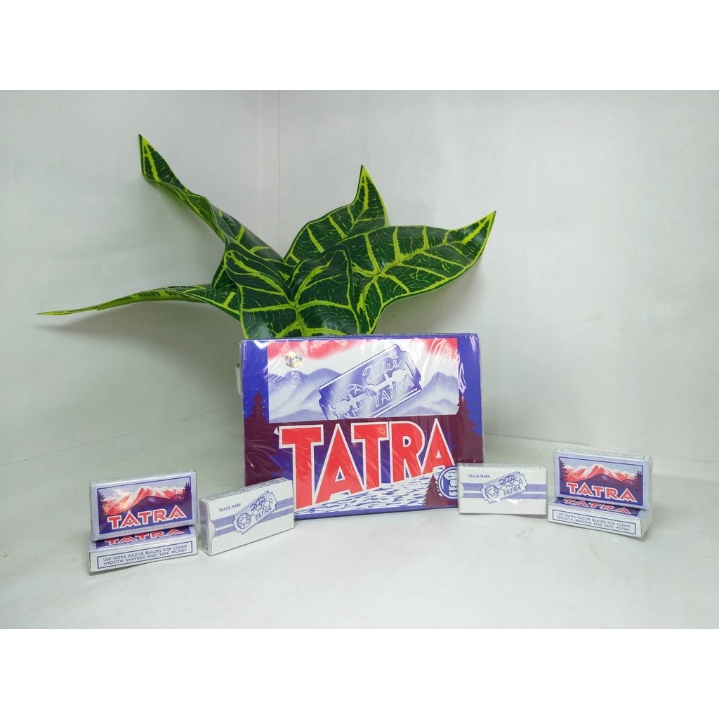 Silet Pisau Cukur Cutter Tatra Asli Stainles Tajam 1 Bungkus Isi 10 Pcs Original