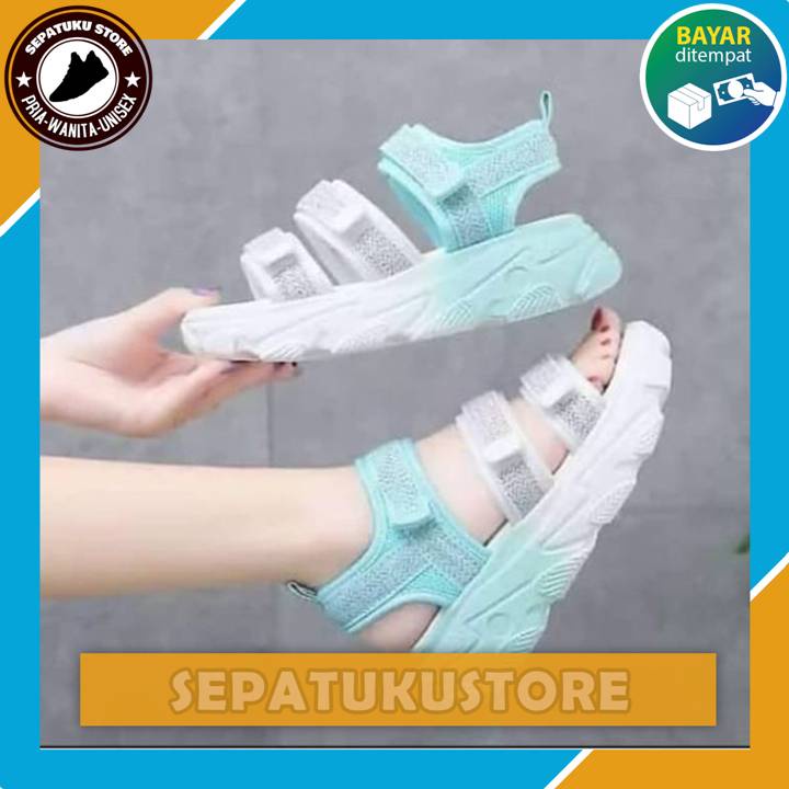 Sendal Gunung Wanita Murah Sandal Tali COD Diskon Kekinian Sandal Cewe Ori 100% Ala Korea Gratis Ong