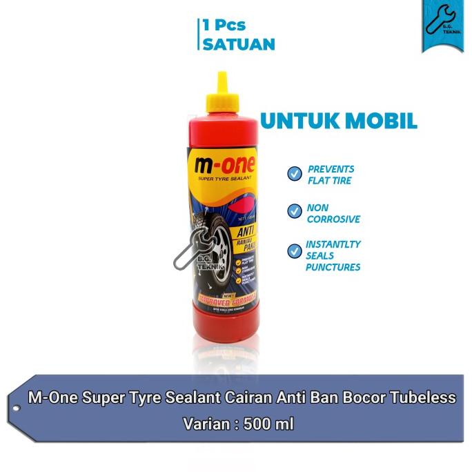 ] M-One Cairan Tubeless anti bocor ban mobil Tubles Mone 500ML