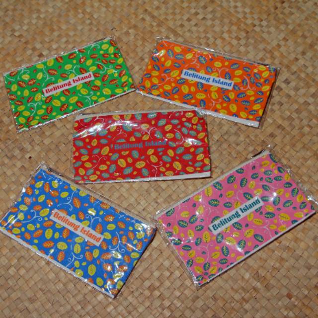 Pouch Kecil Motif Daun Simpor