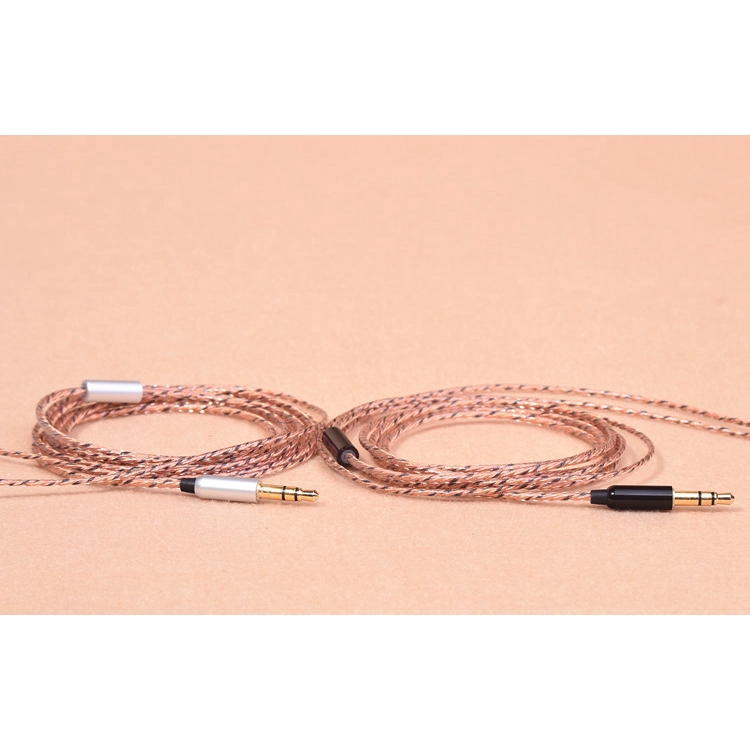 DIY 3.5mm HIFI earphone cable 40 core earbuds wire subwoofer headphone unit wire