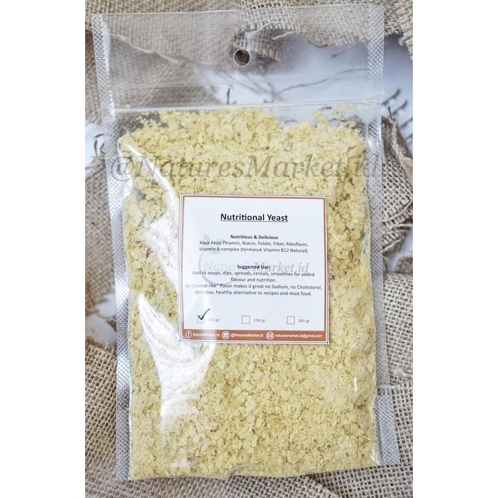

Nutritional Yeast 100 gr (repacked by Naturesmarket)