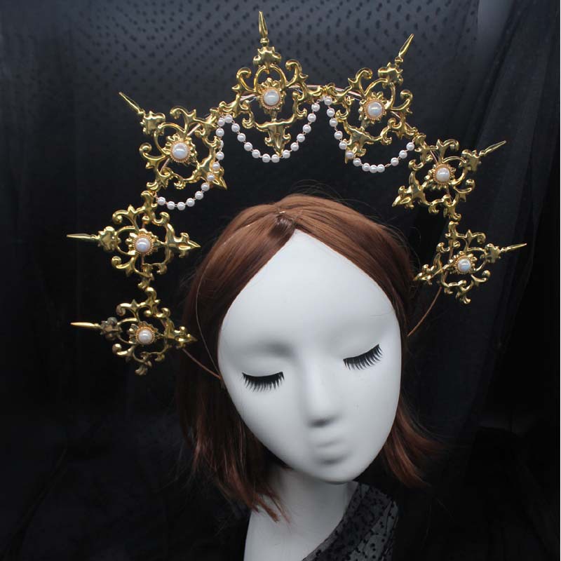 Deartiara DIY Crown Headdress Accessories Homemade Lolita Goddess Circle Halo