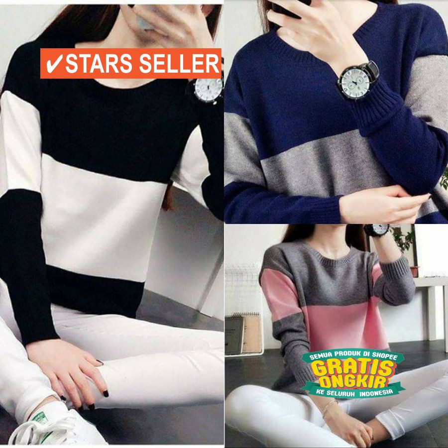 Jual Baju Rajut Wanita Kekinian 2020 Harga Terbaik November 2021 Shopee Indonesia