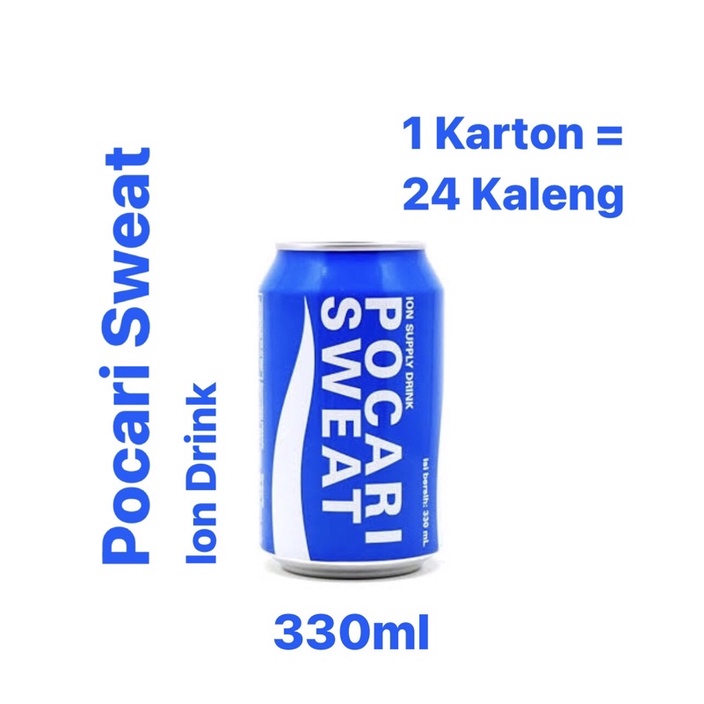 

〖Pocari Sweat Kaleng 330ml | 1 Dus - 24 Kaleng | Minuman Isotonik〗