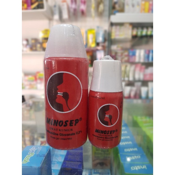 Minosep 150ml-60ml/ Larutan Kumur/ Sariawan/ Bau Mulut