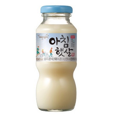 

[Woongjin Morning Rice Makgeoli Tanpa Alkohol 180ml - Botol Kaca]
