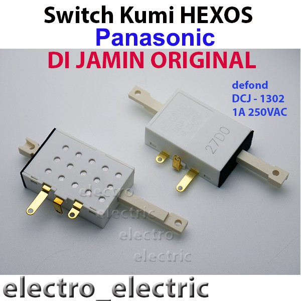 Switch Kumi Hexos Fan KDK dan Panasonic Original Part