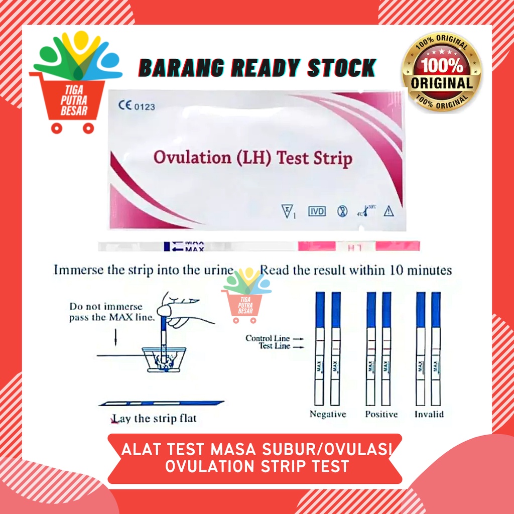 ALAT TES MASA SUBUR / TEST OVULASI / OVULATION TEST PACK / PROMIL