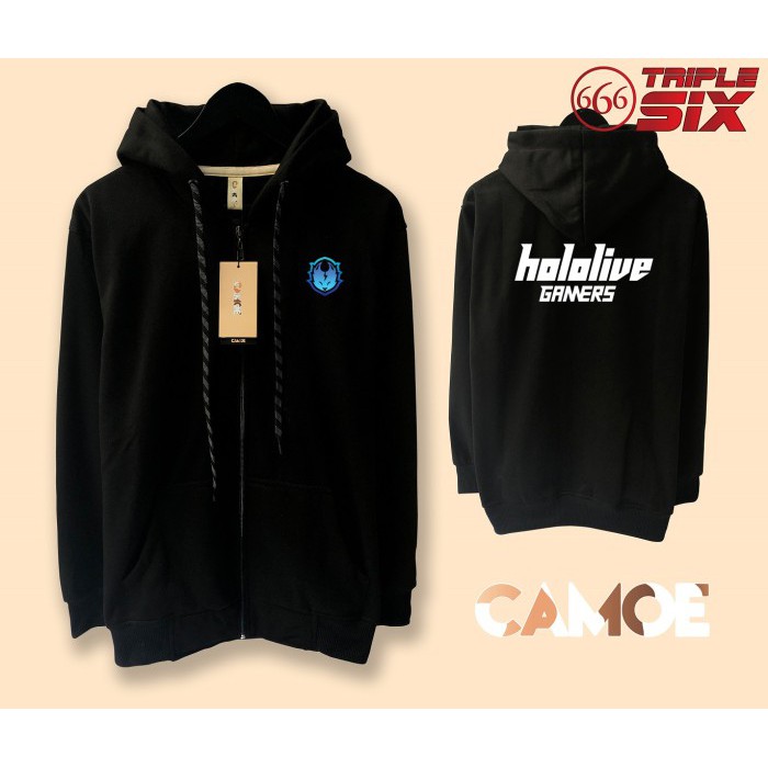 Jaket Hoodie Zipper Hololive Gamers