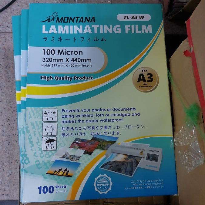 

[BISA COD] Plastik Laminating A3 Amanda 100 Micron / Laminating Amanda A3