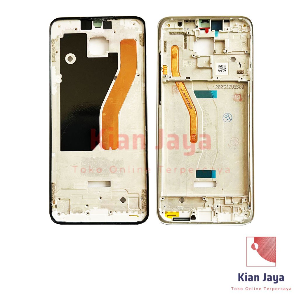 Middle Frame LCD Handphone Xiaomi Redmi Note 8 Pro Tulang Casing Tatakan Bezel Bazel Hp