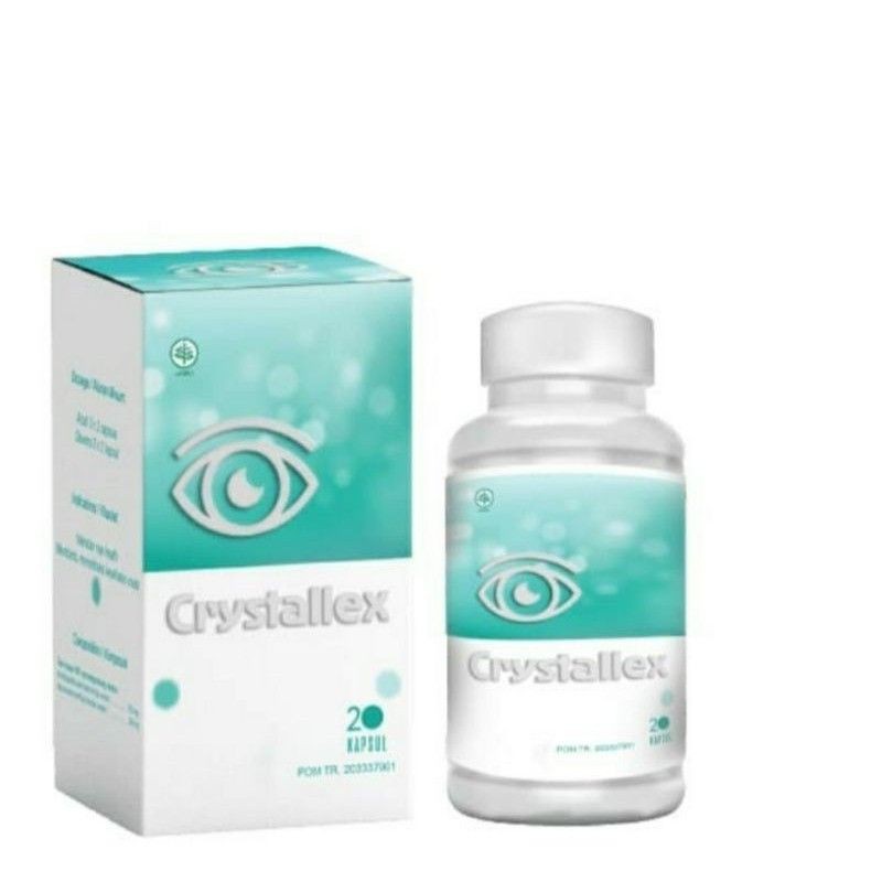 CRYSTALLEX Asli Obat Mata Minus Katarak Silinder Rabun Herbal Original Top one