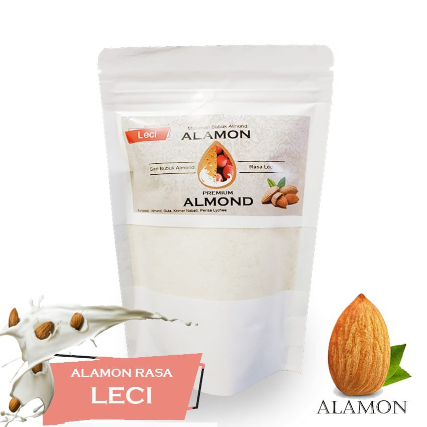 

Susu Almond Bubuk - Alamond - Rasa Leci | ASI BOOSTER | Minuman Kesehatan