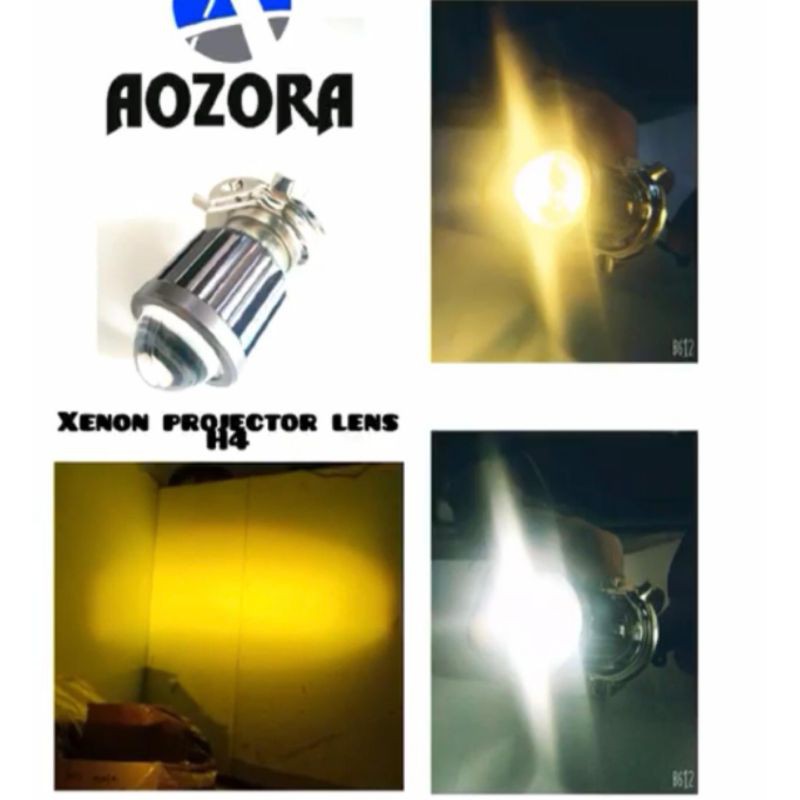 Bohlam/Lampu Depan Led Putih - Kuning Untuk Vixion,New Scoopy ,CB150R Old