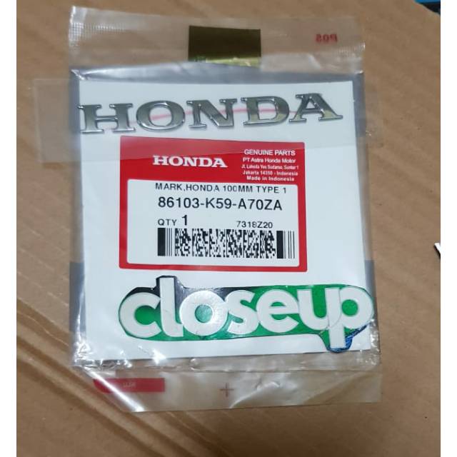 Emblem honda vario 150 new original harga per pc