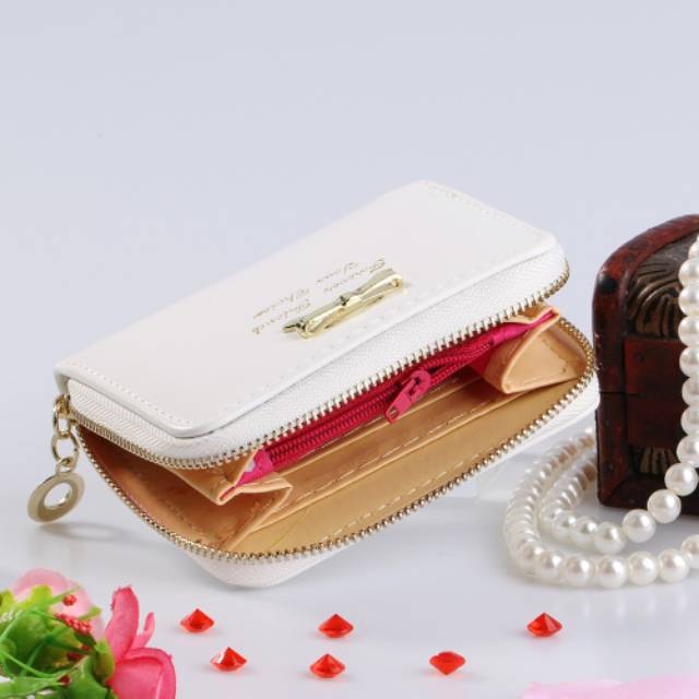 DOMPET CANTIK ORI DOMPET WANITA TRENDY AKSESORIS FASHION DOMPET KOIN UANG KERTAS ID CARD REALPICT 03