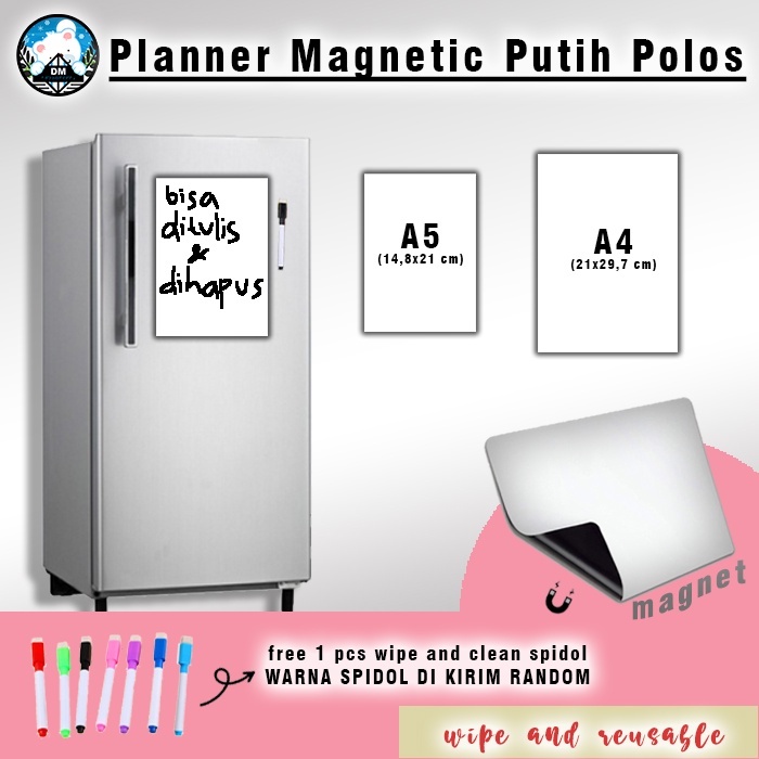 

Planner Magnetic Polos Schedule Board Magnet Polos Papan Tulis Magnet Whiteboard Tulis Jadwal #M