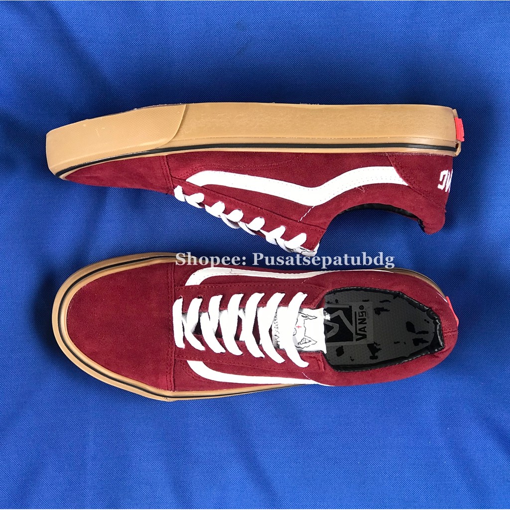 VANS OLDSKOOL GOLFWANG MAROON GUM