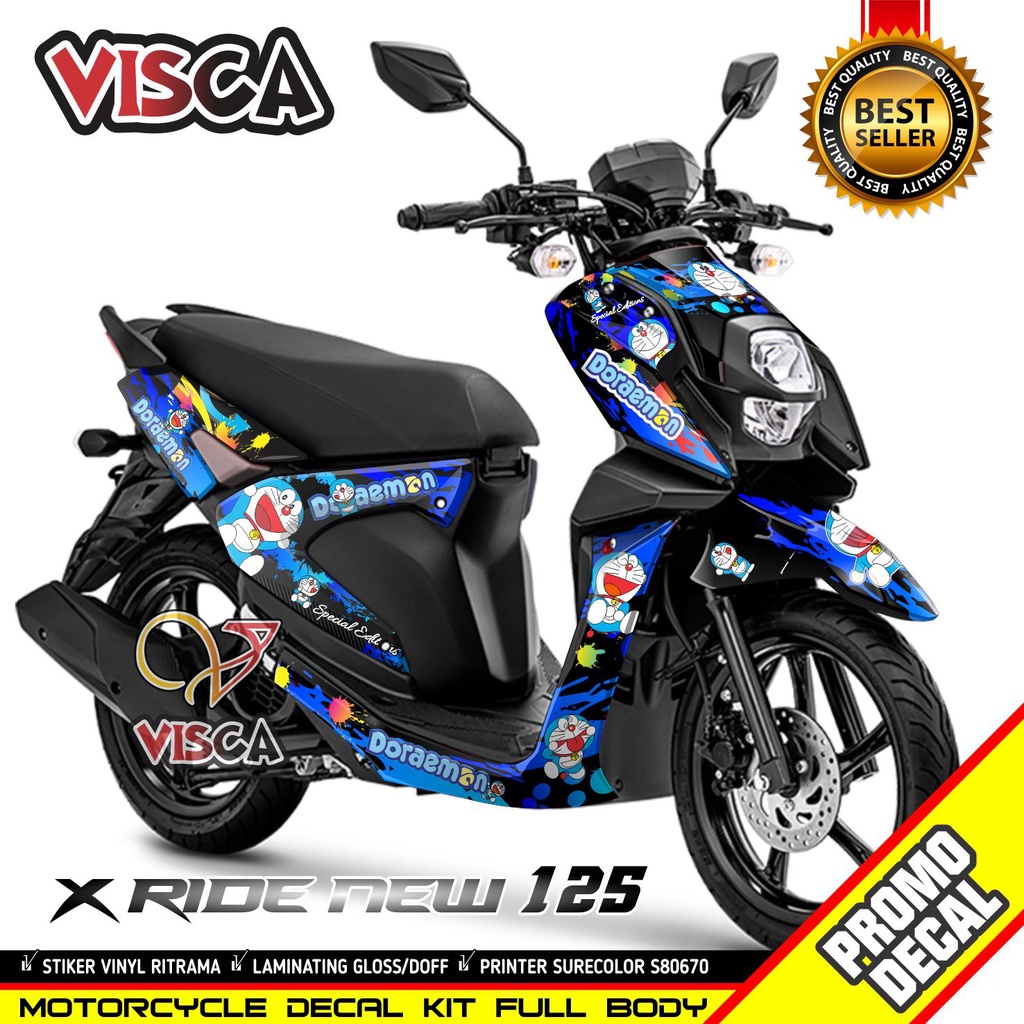 Stiker Motor Xride 125 Full Body Decal Xride 125 Striping X ride 125 Stiker Xride 125 Dekal Xride St