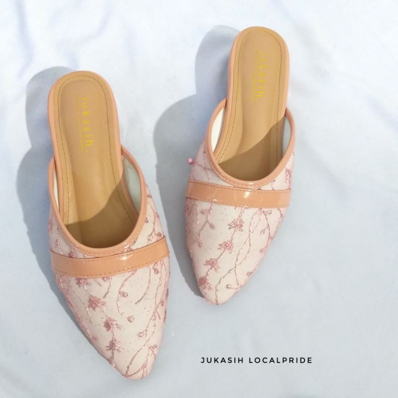 JUKASIH - LENA sandal wanita MULES hak 2 cm