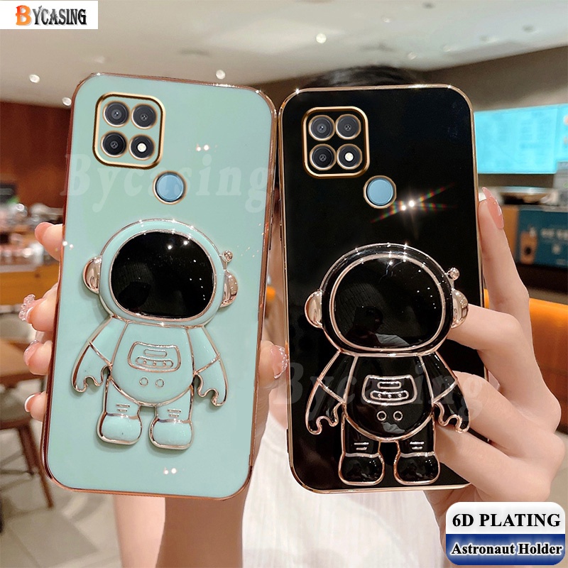 Soft Case Silikon Desain Astronot Untuk OPPO Reno 7 6Z 5G 5 3 2F A31 A83 A91 F11 F9