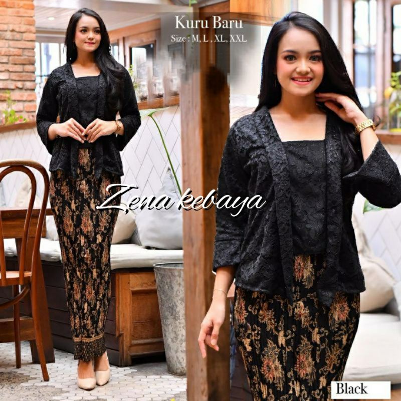 SET KEBAYA KUTU BARU KEBAYA MODERN  KEBAYA WISUDA KEBAYA BRUKAT MODERN