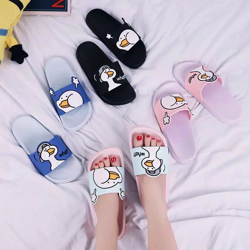 SANDAL WHATGOOSE Sandal anak selop karet lucu anak laki perempuan import