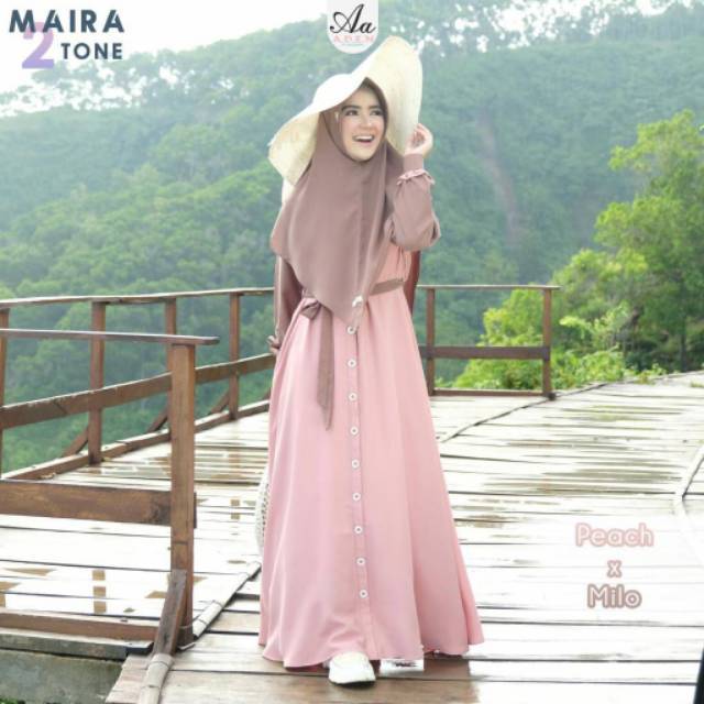 Maira two tone by aden hijab
