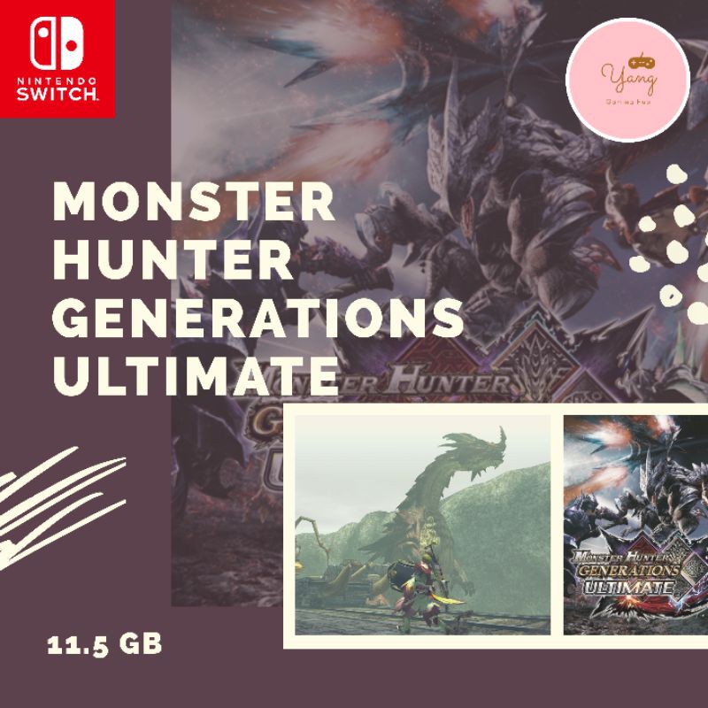 Monster Hunter Generations Ultimate Nintendo Switch MHGU Generation