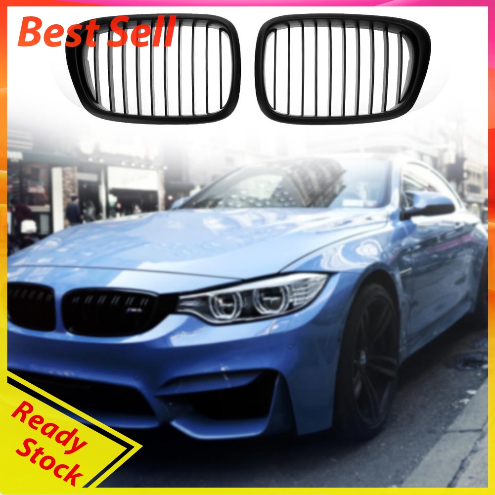 E39 Matt Black Kidney Front Grille for BMW 99-03 518 520 523 525 528 530