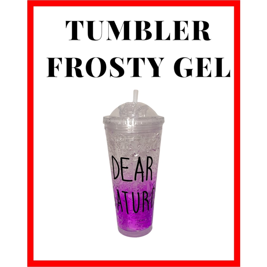 Botol Minum Tumbler Cool Ice Frosty Gel 450ml