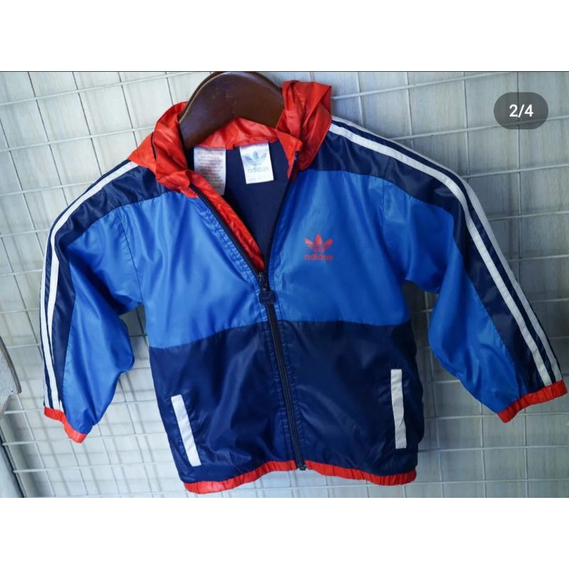 jacket parasut adidas anak original second
