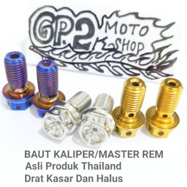 Baut PB Probolt Thailand Flower Untuk Kaliper Angin Dan Master Rem Dll