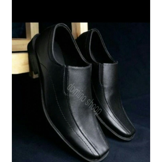 Sepatu Pantofel Pria Pantofel Hitam Pria Sepatu Pantopel Fantofel Kulit Kerja Formal sepatu pantofel hitam polos pria