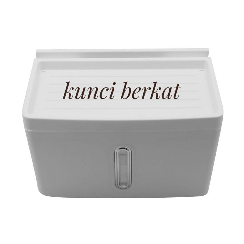 Tempat Tissue Plastik Putih/Tissue Holder White/Tisu Box