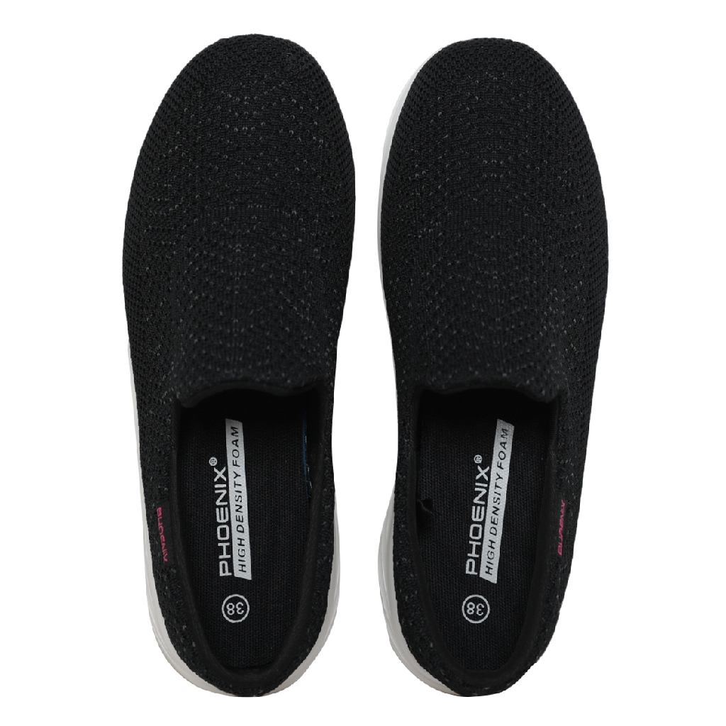 Phoenix Freda Sepatu Slip On Wanita - Black