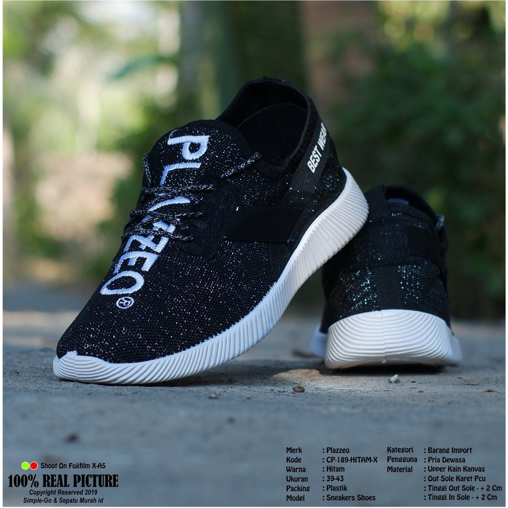 SEPATU PLAZZEO  WANITA SNEAKERS IMPORT CP 189 SIZE 36-40