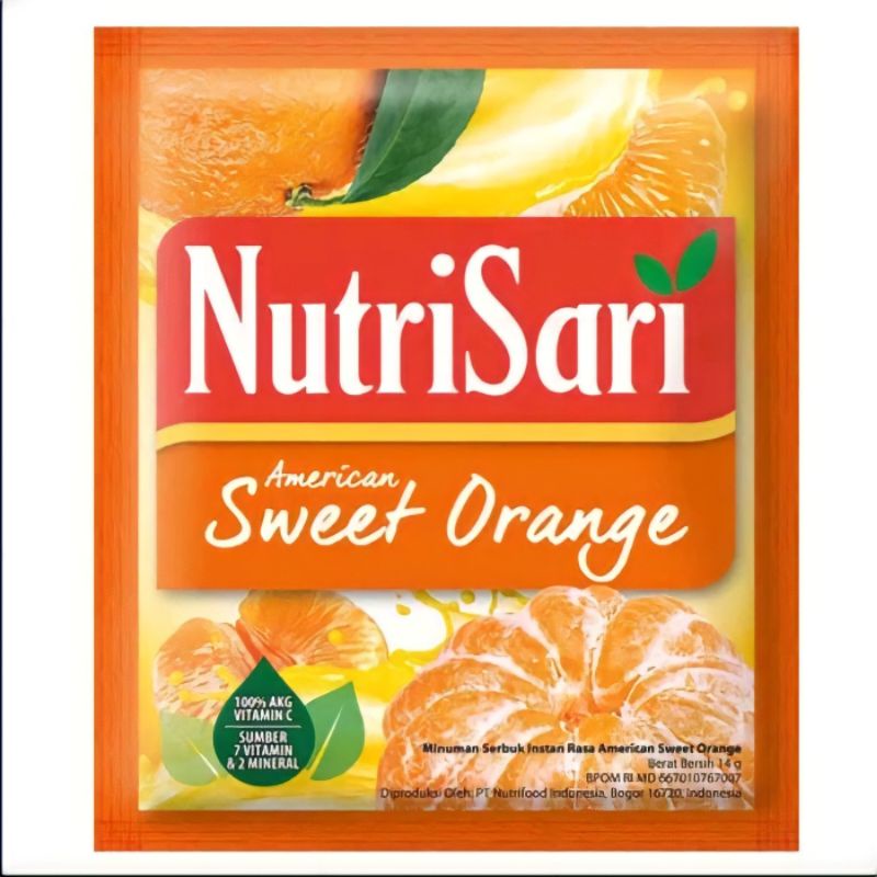 

Nutrisari sweet orange 10 pcs